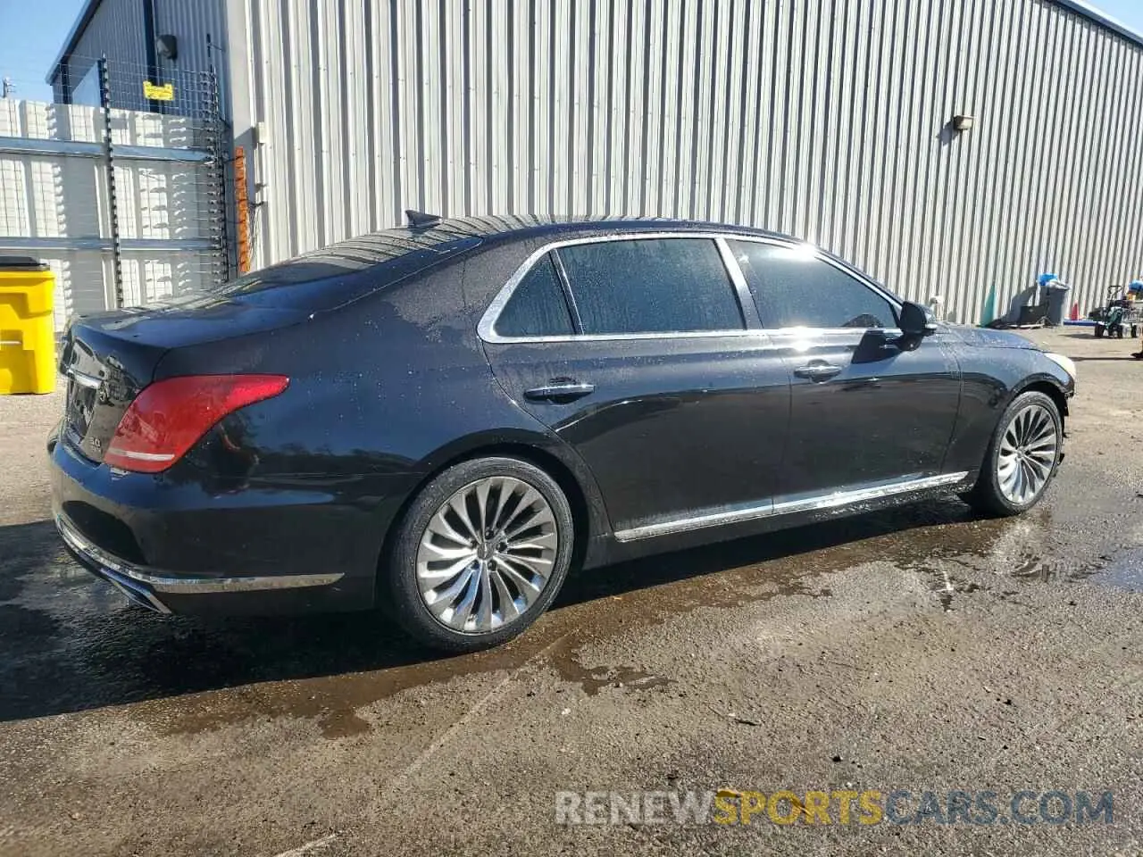3 Photograph of a damaged car KMTF54JHXKU059223 GENESIS G90 2019