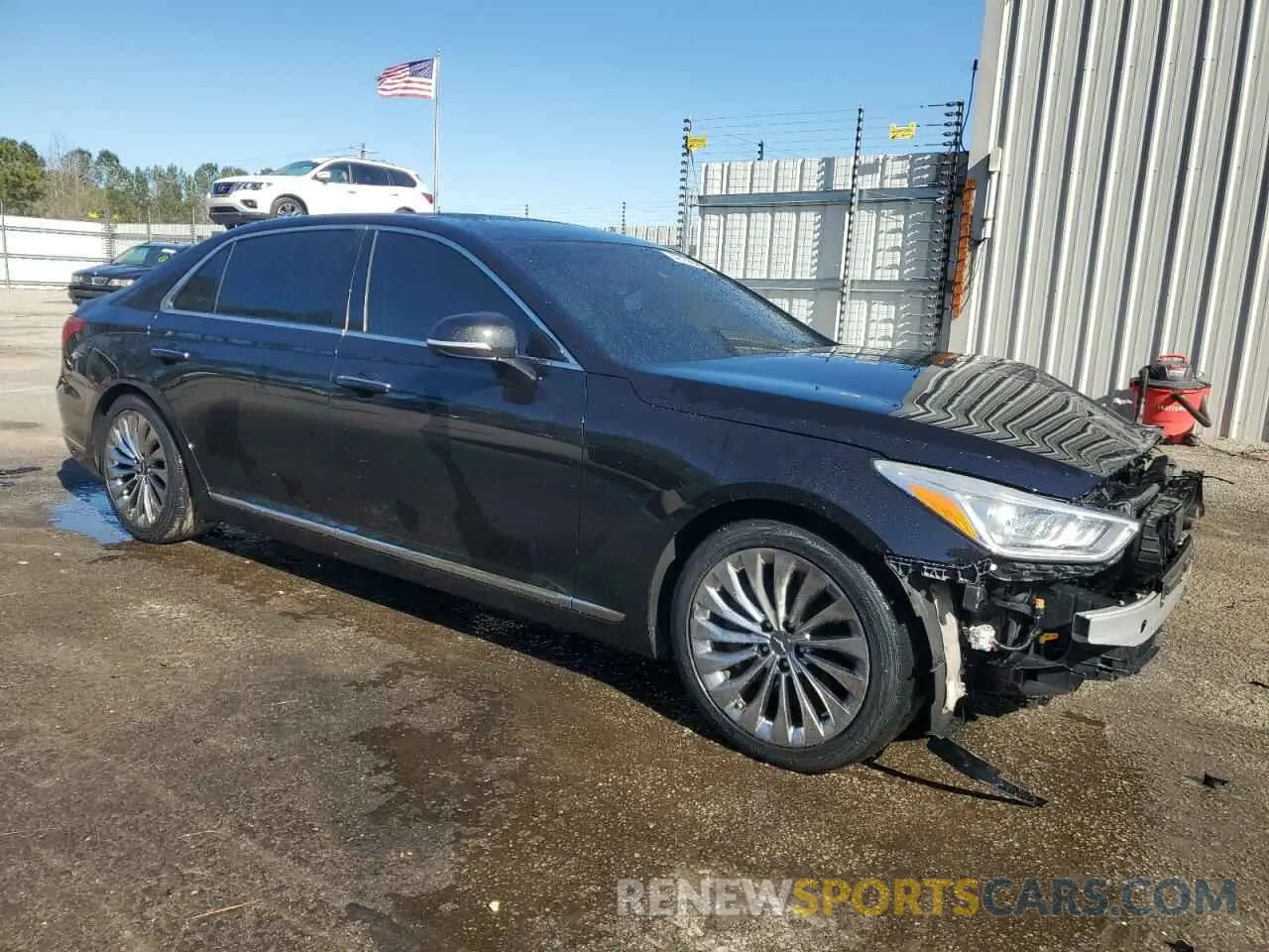 4 Photograph of a damaged car KMTF54JHXKU059223 GENESIS G90 2019