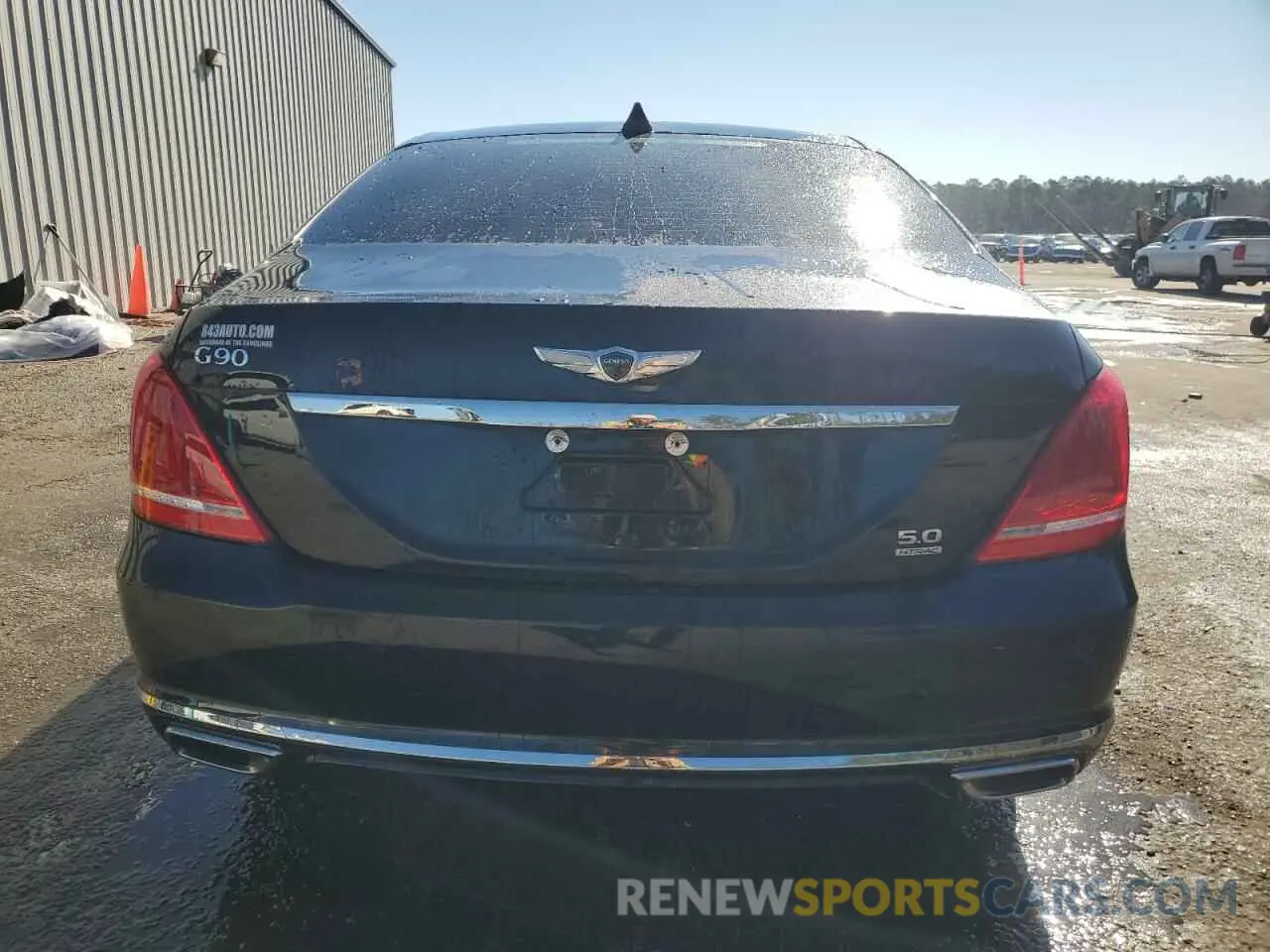 6 Photograph of a damaged car KMTF54JHXKU059223 GENESIS G90 2019