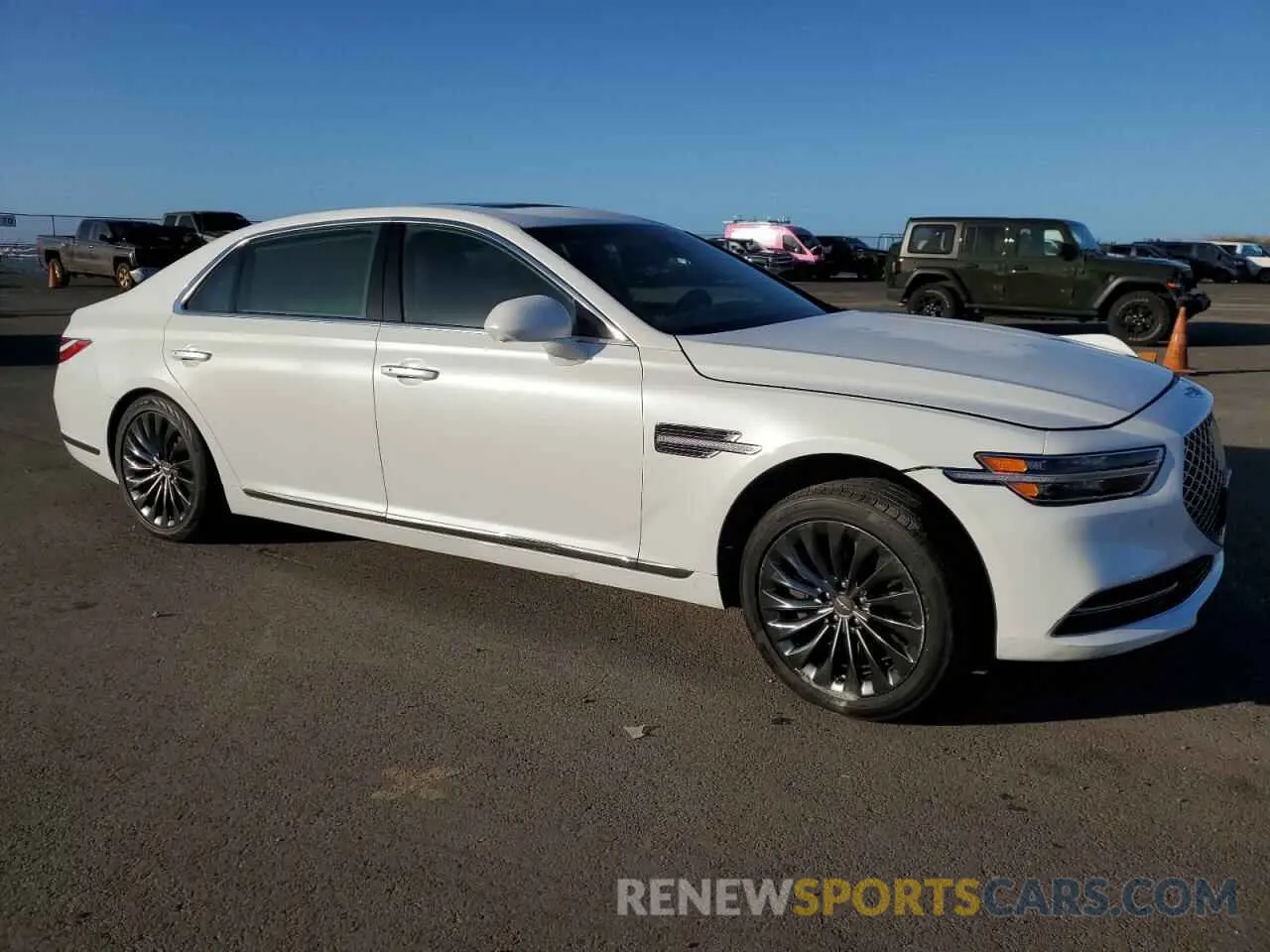 4 Photograph of a damaged car KMTF34PA7LU081276 GENESIS G90 2020