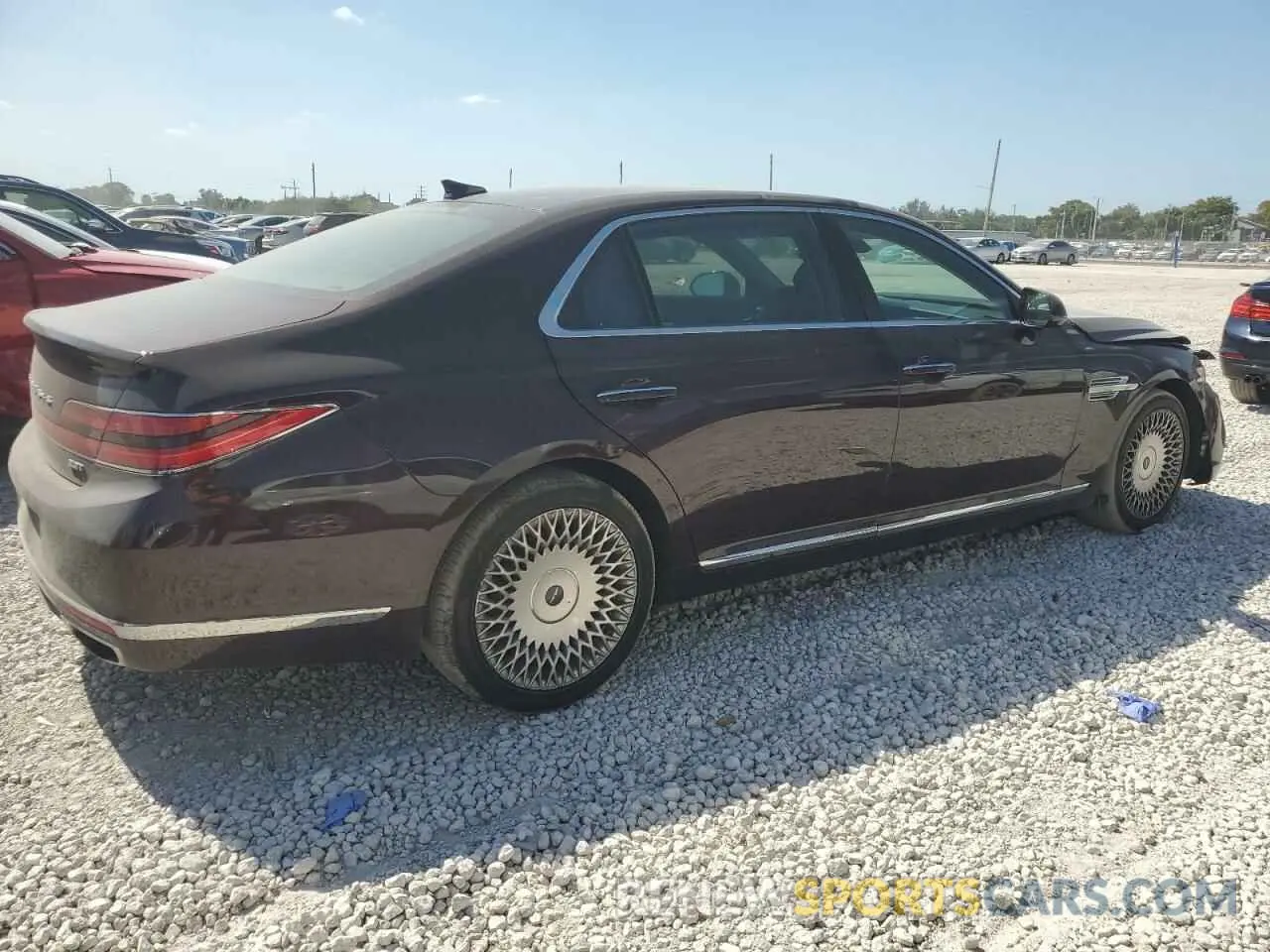 3 Photograph of a damaged car KMTF34PA9LU075639 GENESIS G90 2020