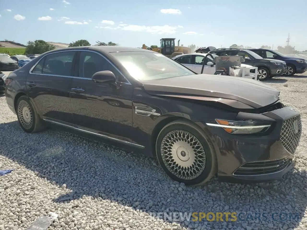 4 Photograph of a damaged car KMTF34PA9LU075639 GENESIS G90 2020