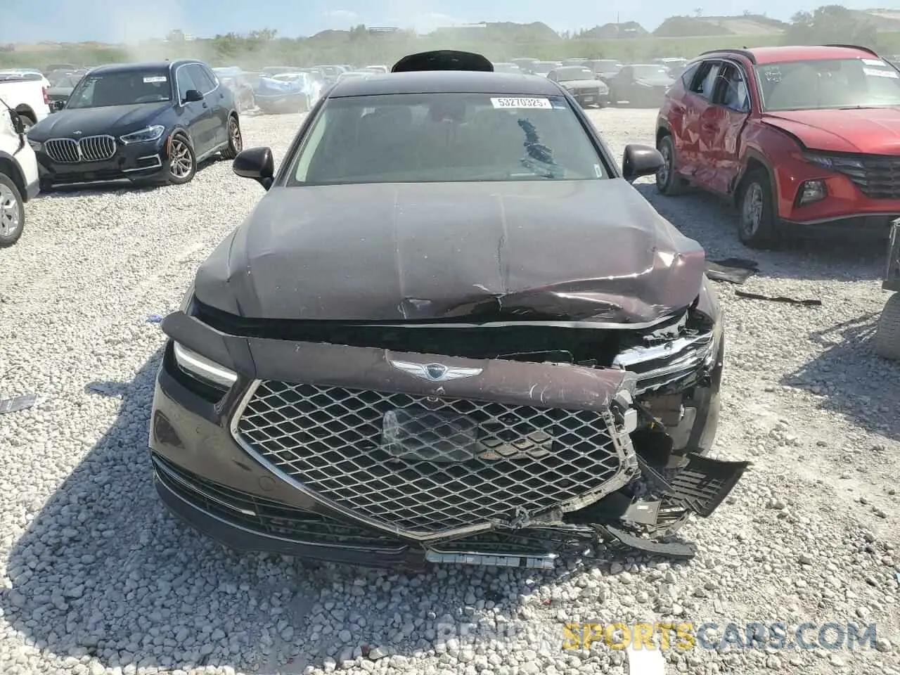 5 Photograph of a damaged car KMTF34PA9LU075639 GENESIS G90 2020