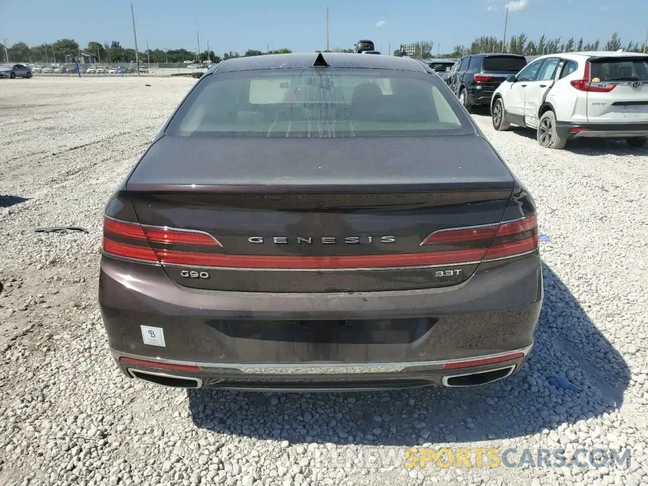 6 Photograph of a damaged car KMTF34PA9LU075639 GENESIS G90 2020