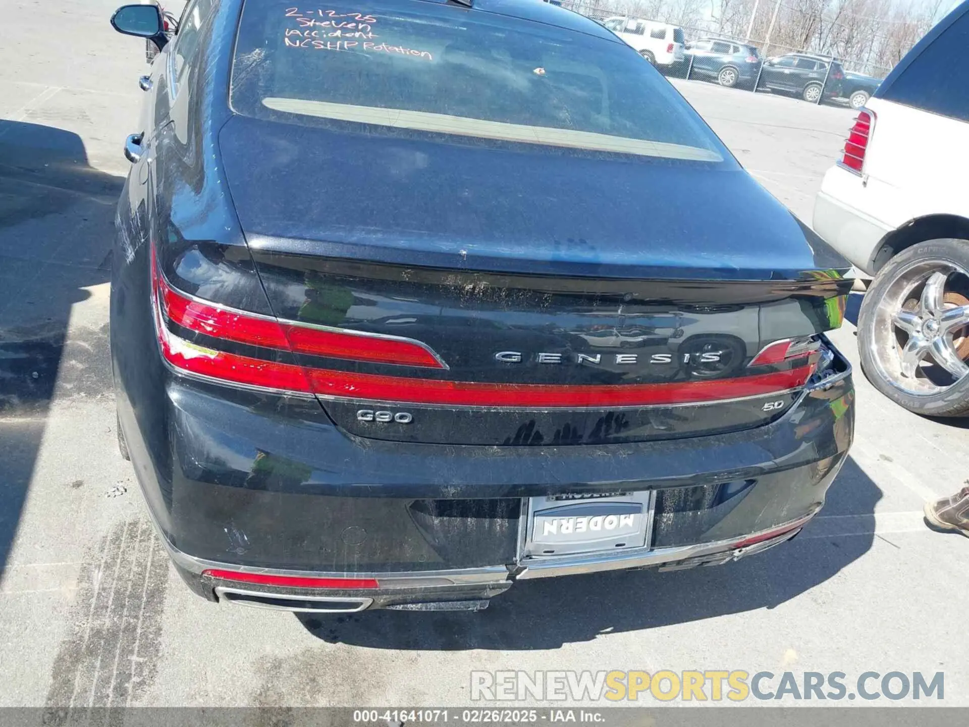 16 Photograph of a damaged car KMTF54PH0LU080767 GENESIS G90 2020