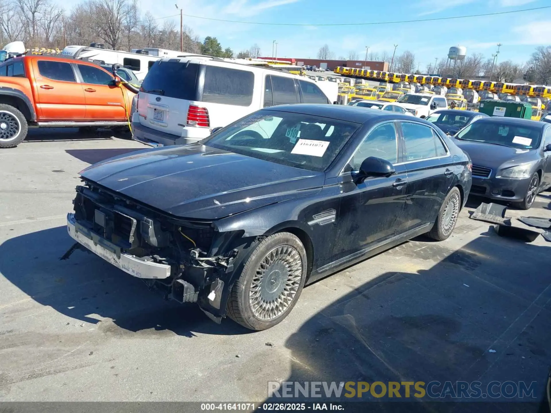 2 Photograph of a damaged car KMTF54PH0LU080767 GENESIS G90 2020