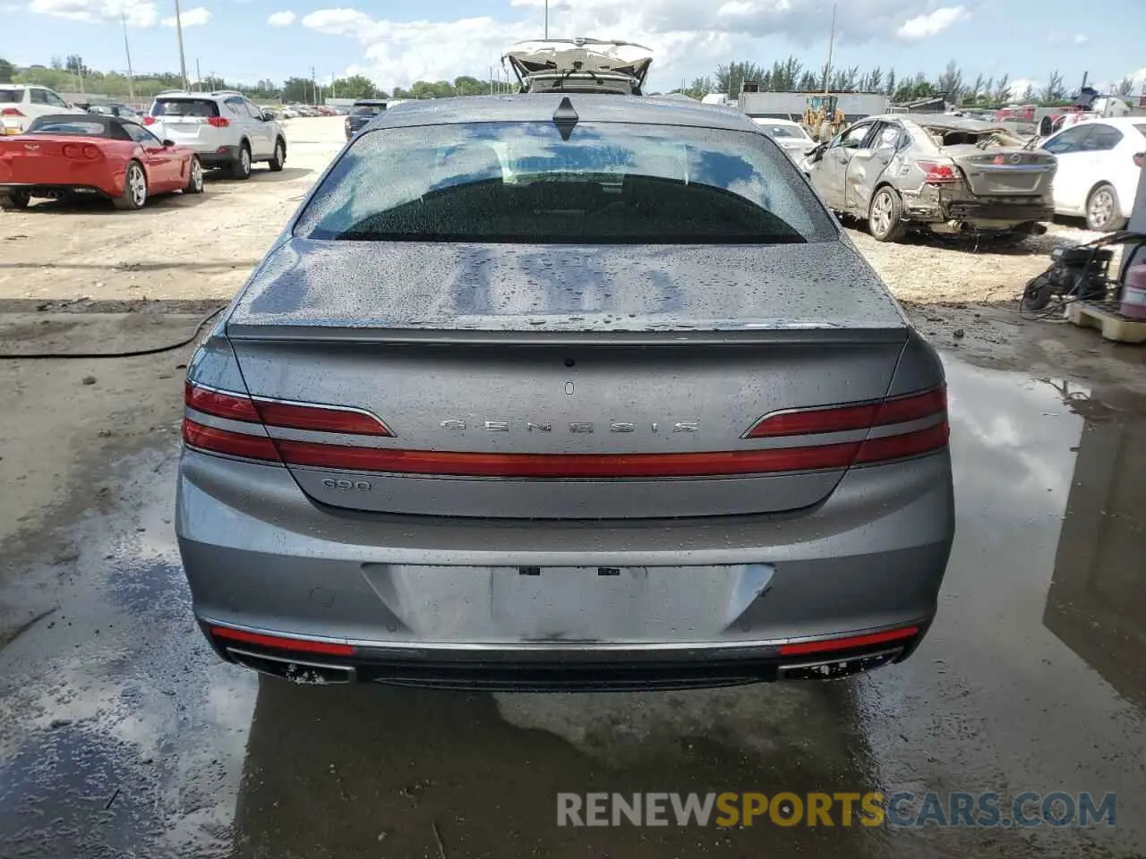 6 Photograph of a damaged car KMTF34PA2MU090131 GENESIS G90 2021