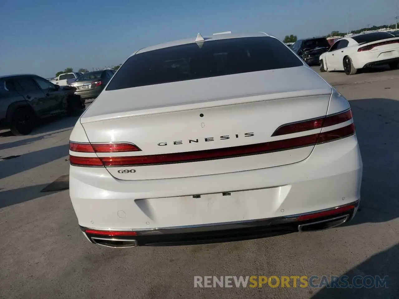 6 Photograph of a damaged car KMTF34PA3MU084922 GENESIS G90 2021