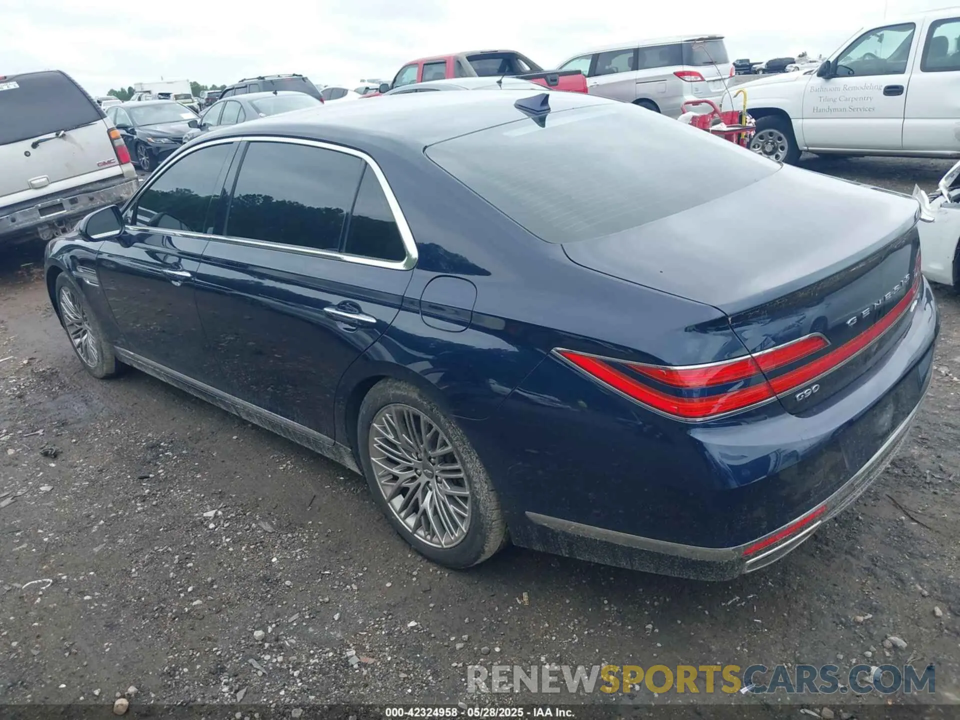 3 Photograph of a damaged car KMTF54PH2MU086510 GENESIS G90 2021