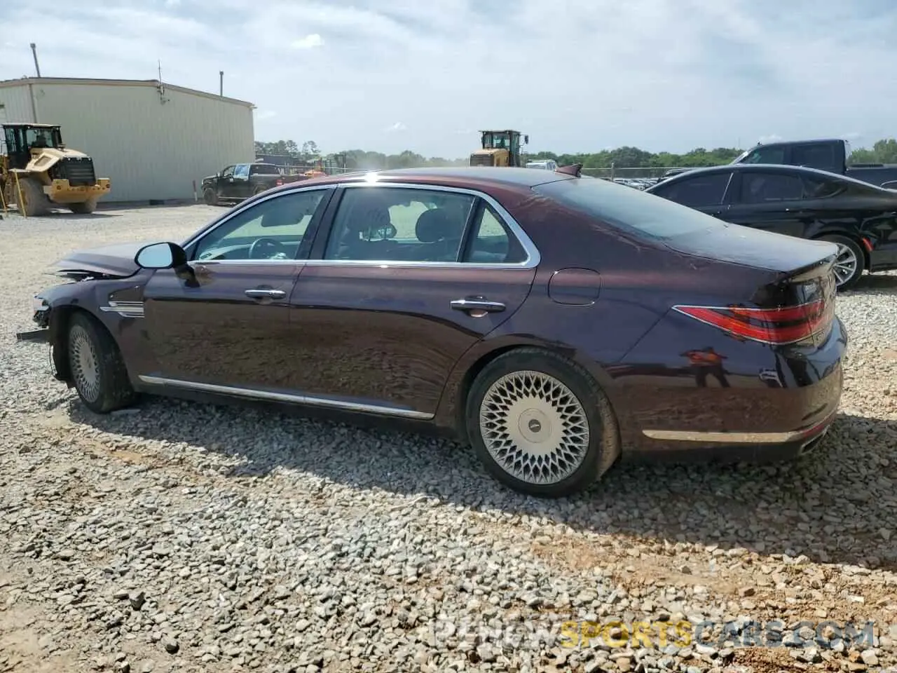 2 Photograph of a damaged car KMTF54PH5MU087053 GENESIS G90 2021