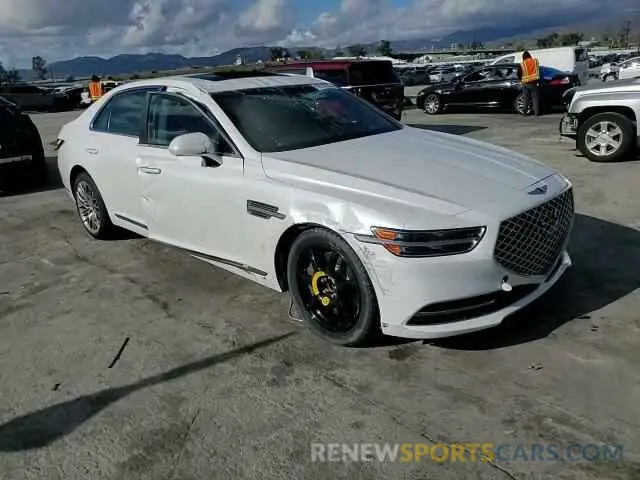10 Photograph of a damaged car KMTF34PA0NU092980 GENESIS G90 2022