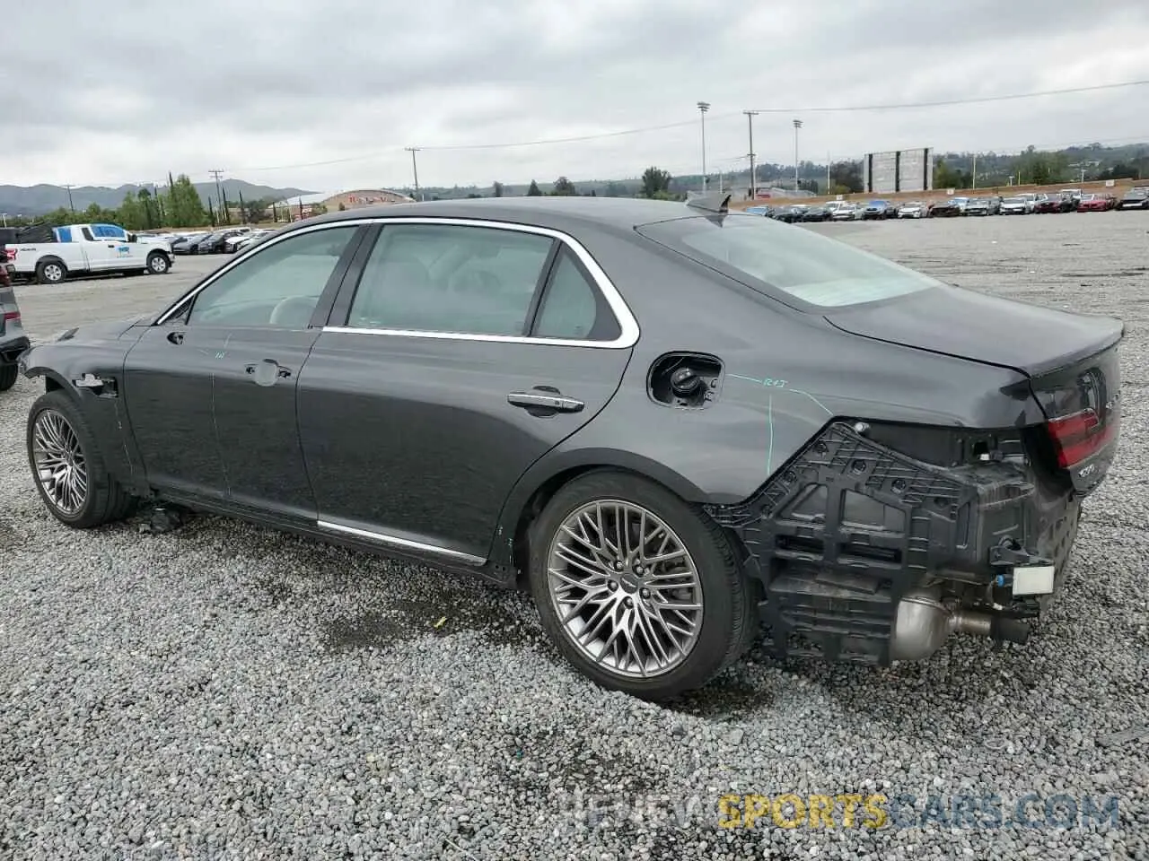 2 Photograph of a damaged car KMTF54PH0NU096440 GENESIS G90 2022