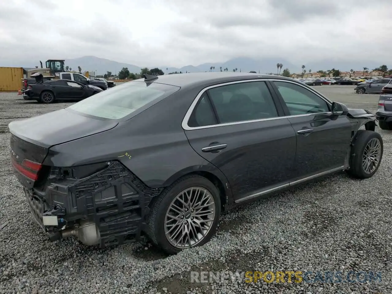 3 Photograph of a damaged car KMTF54PH0NU096440 GENESIS G90 2022