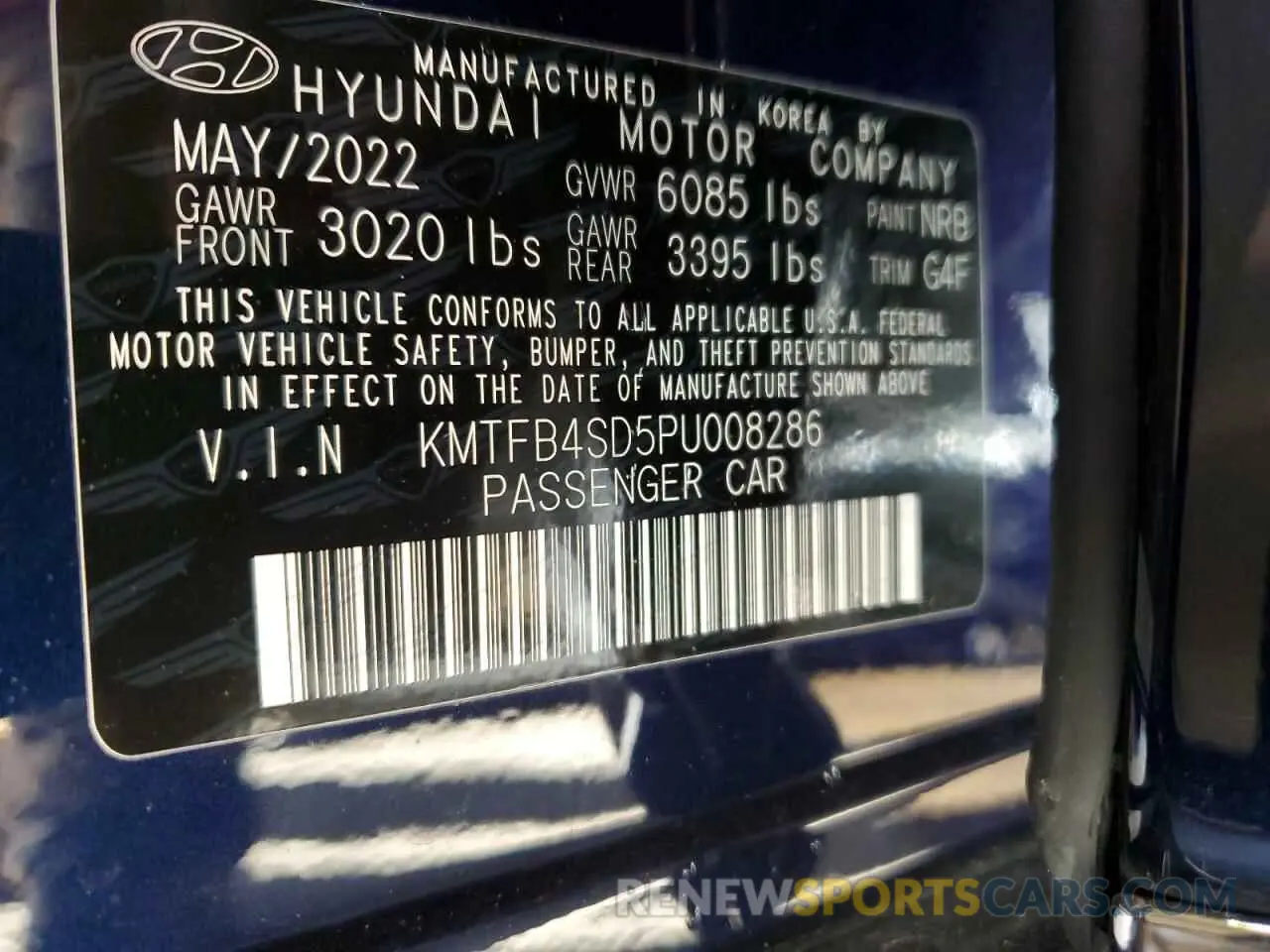 13 Photograph of a damaged car KMTFB4SD5PU008286 GENESIS G90 2023