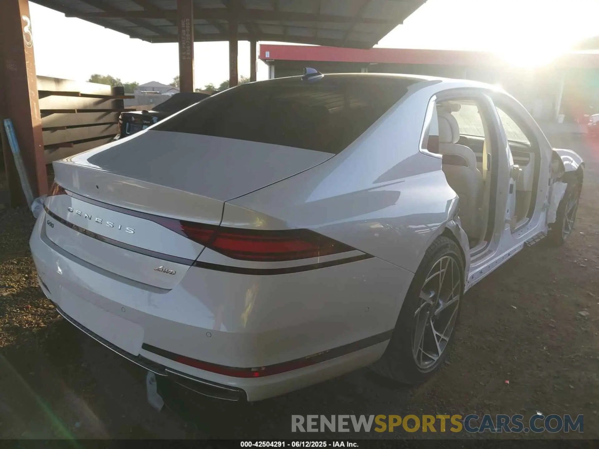 4 Photograph of a damaged car KMTFB4SD6PU024951 GENESIS G90 2023