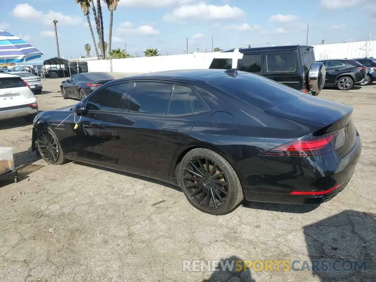 2 Photograph of a damaged car KMTFB4SD9PU008162 GENESIS G90 2023
