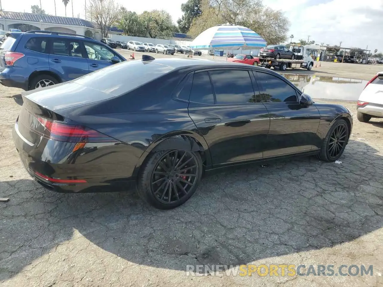 3 Photograph of a damaged car KMTFB4SD9PU008162 GENESIS G90 2023