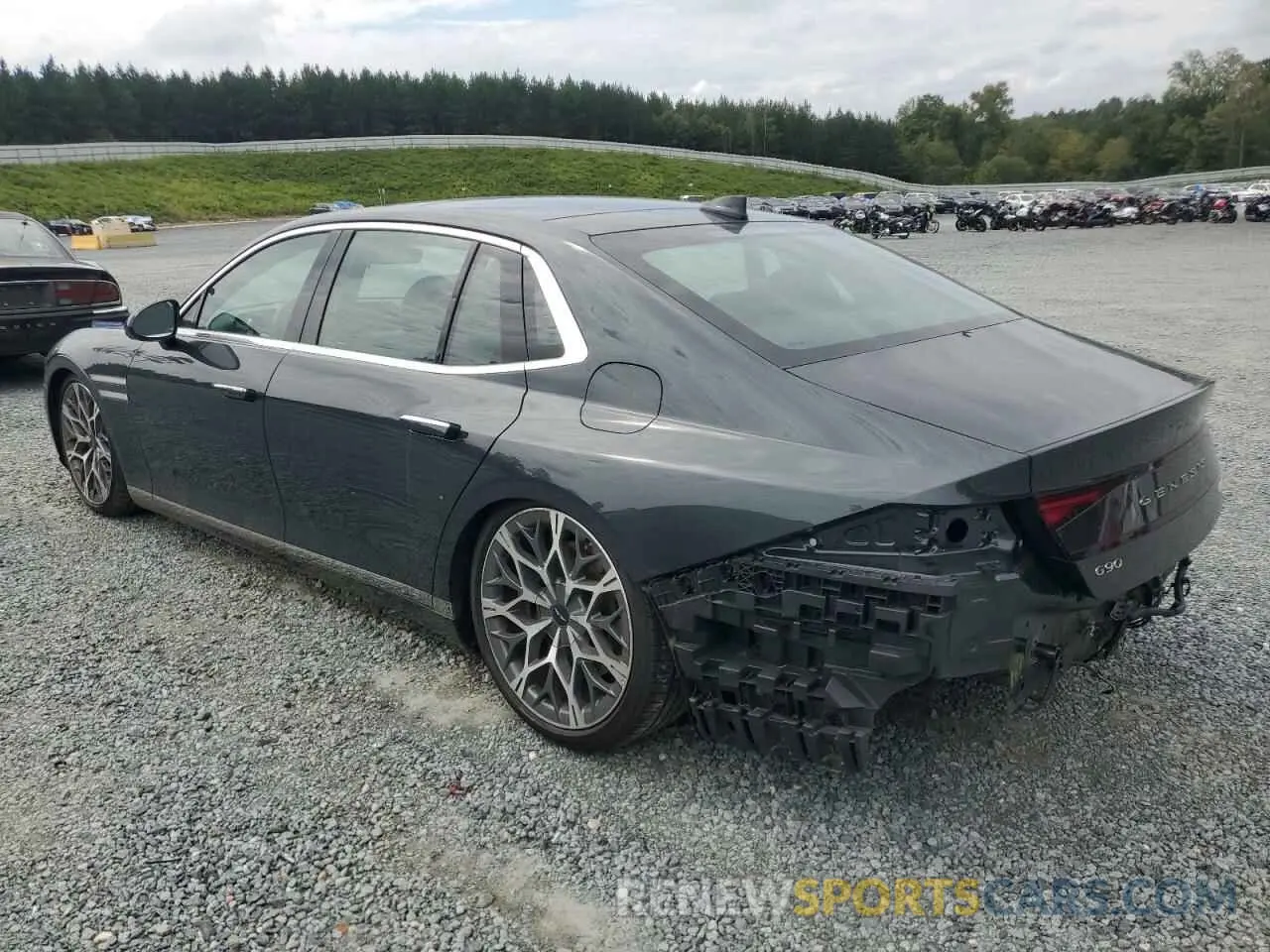 2 Photograph of a damaged car KMTFC4SD1PU012851 GENESIS G90 2023