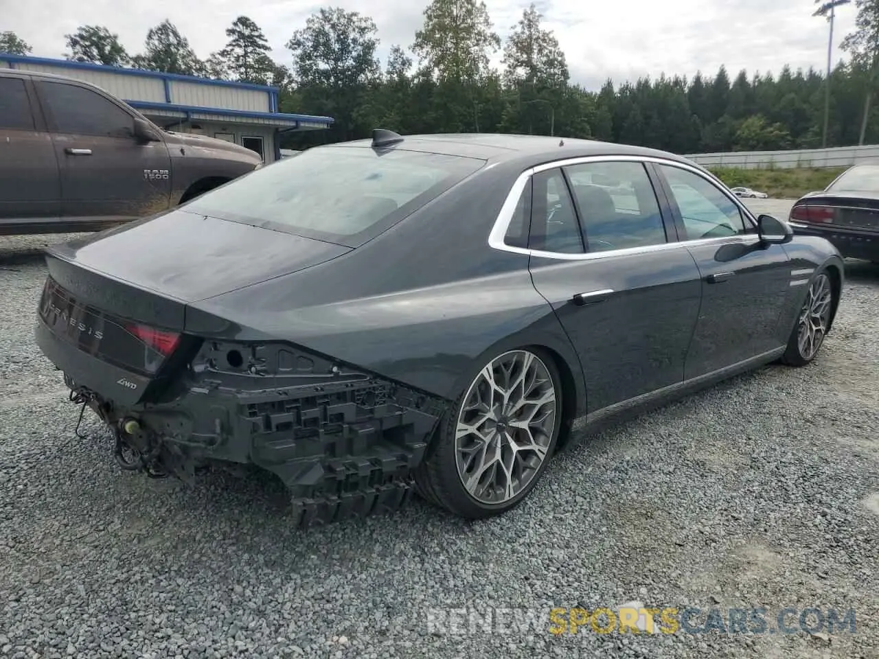 3 Photograph of a damaged car KMTFC4SD1PU012851 GENESIS G90 2023