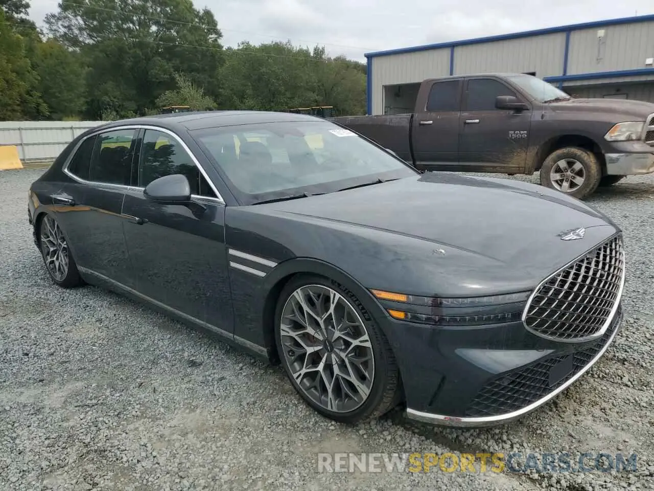 4 Photograph of a damaged car KMTFC4SD1PU012851 GENESIS G90 2023