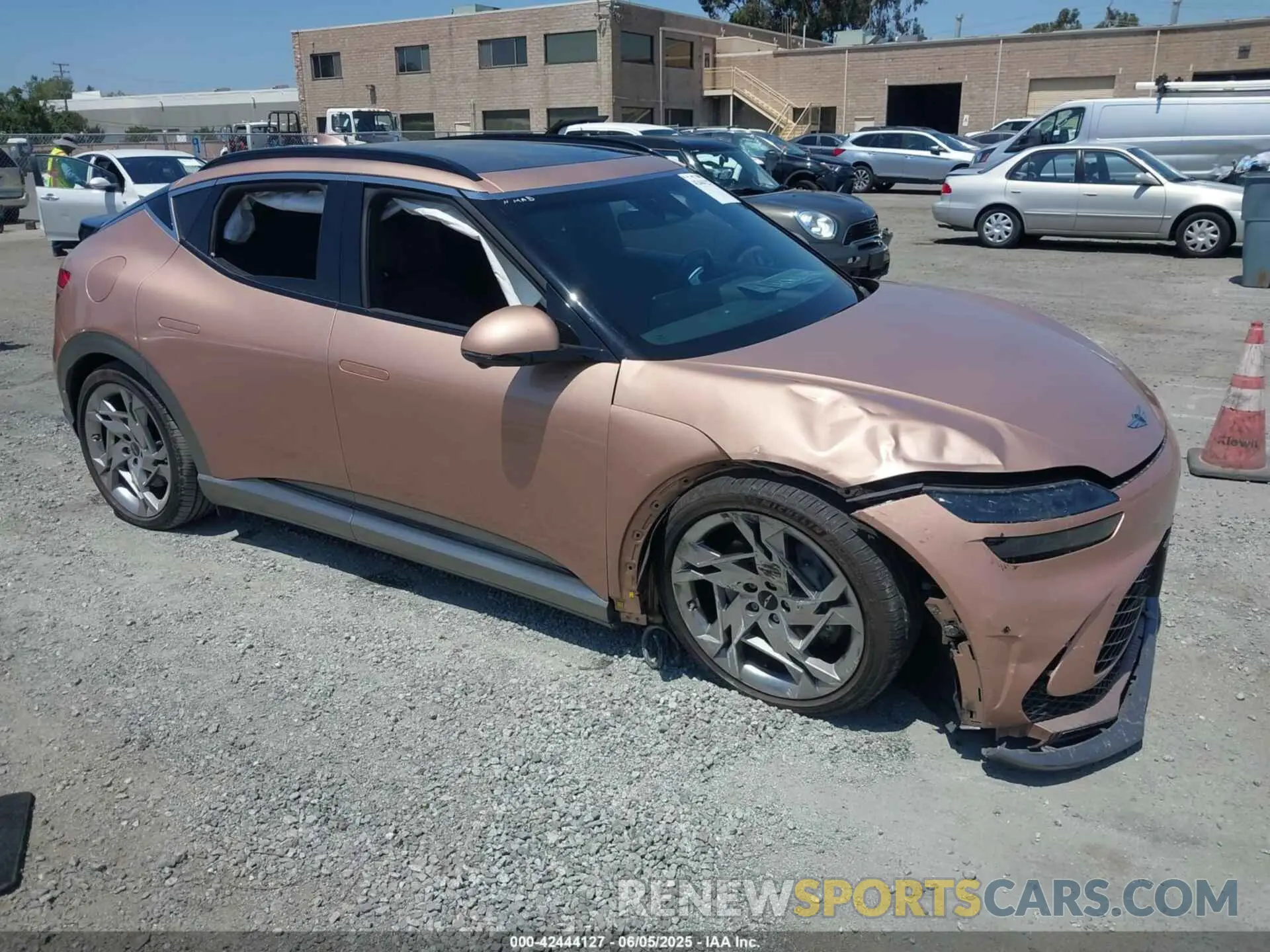 1 Photograph of a damaged car KMUKEDTB2PU008745 GENESIS GV60 2023