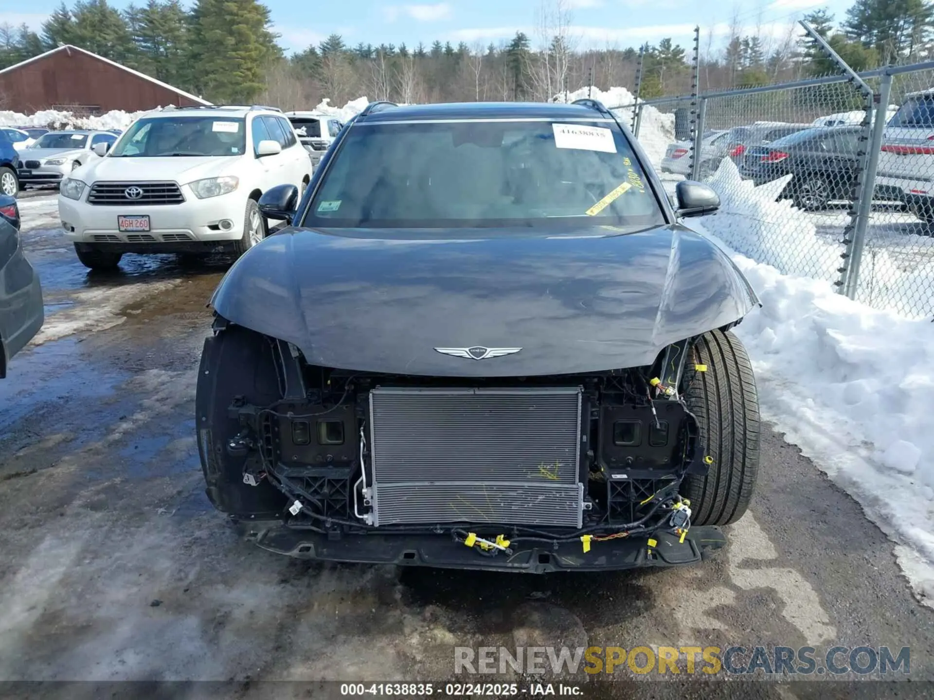 13 Photograph of a damaged car KMUKEDSBXRU023868 GENESIS GV60 2024