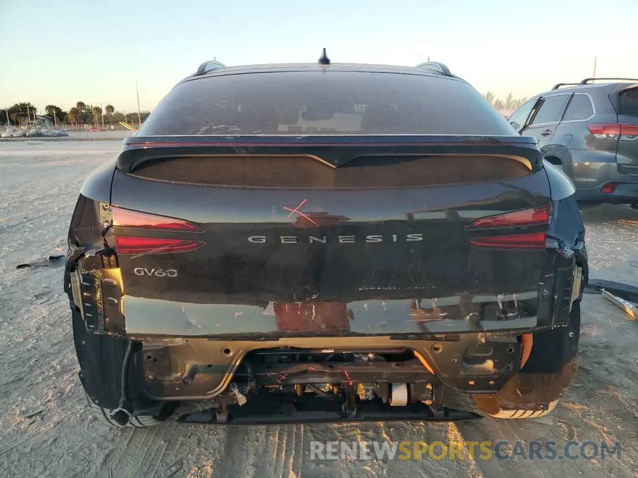 6 Photograph of a damaged car KMUKCDSC6RU021775 GENESIS GV60 ADVAN 2024
