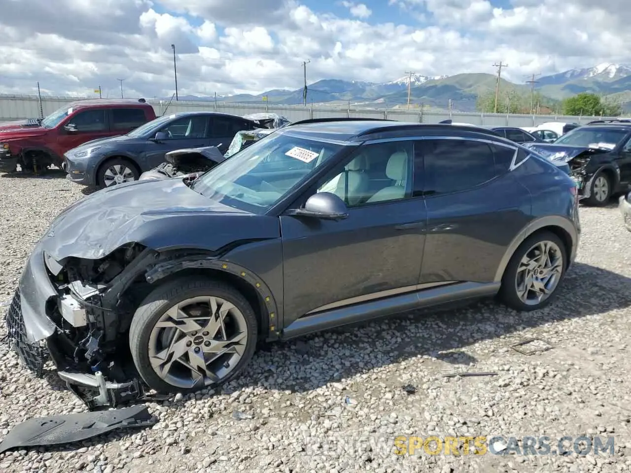 1 Photograph of a damaged car KMUKEDTB3PU011573 GENESIS GV60 PERFO 2023