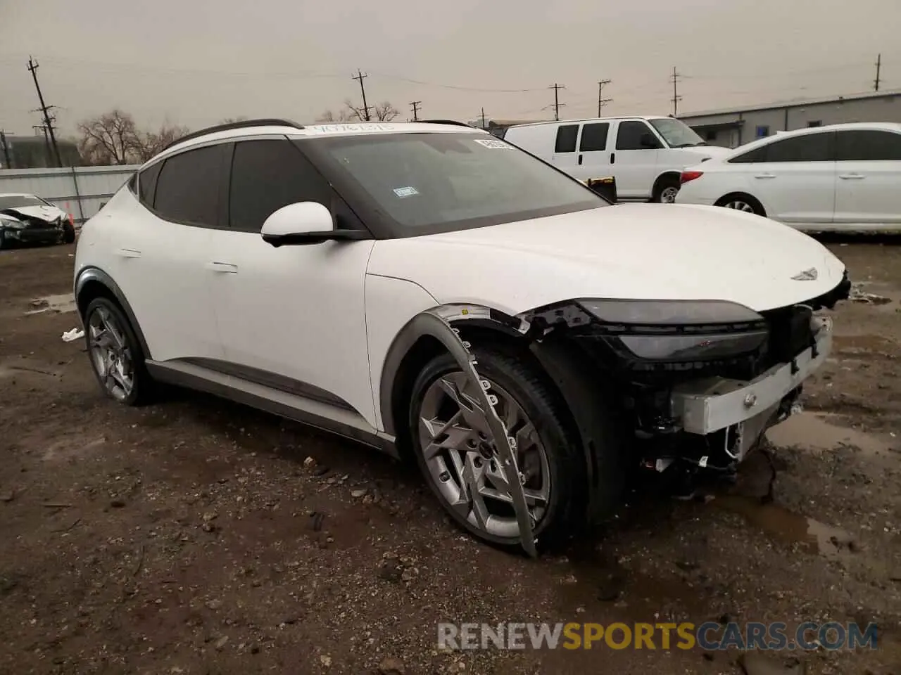 4 Photograph of a damaged car KMUKEDTB6PU005508 GENESIS GV60 PERFO 2023