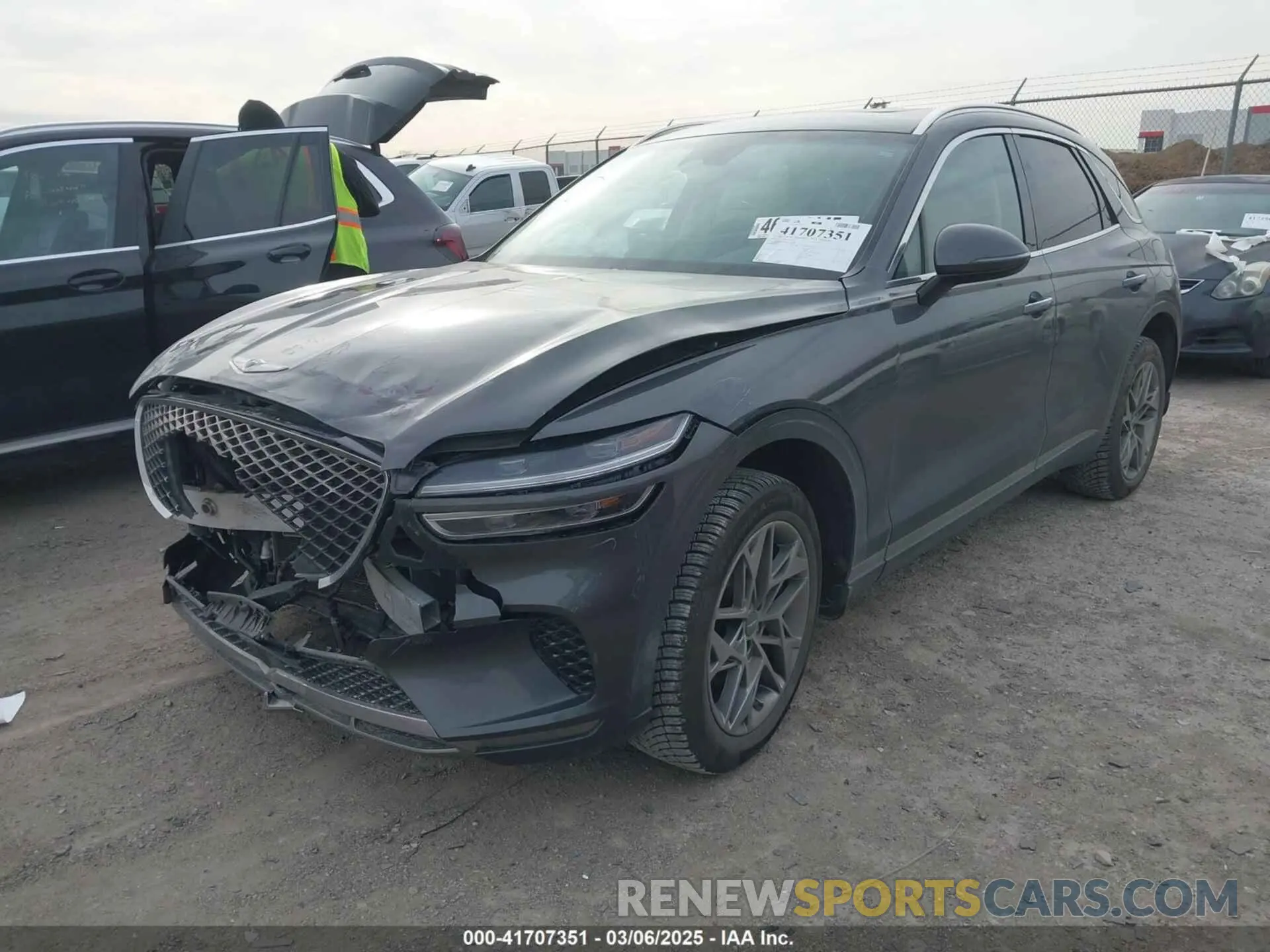 2 Photograph of a damaged car KMUMADTB2NU065058 GENESIS GV70 2022