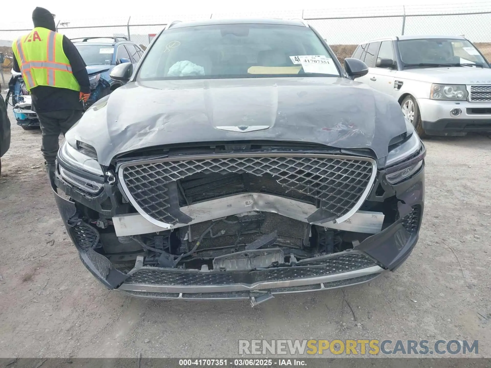 6 Photograph of a damaged car KMUMADTB2NU065058 GENESIS GV70 2022
