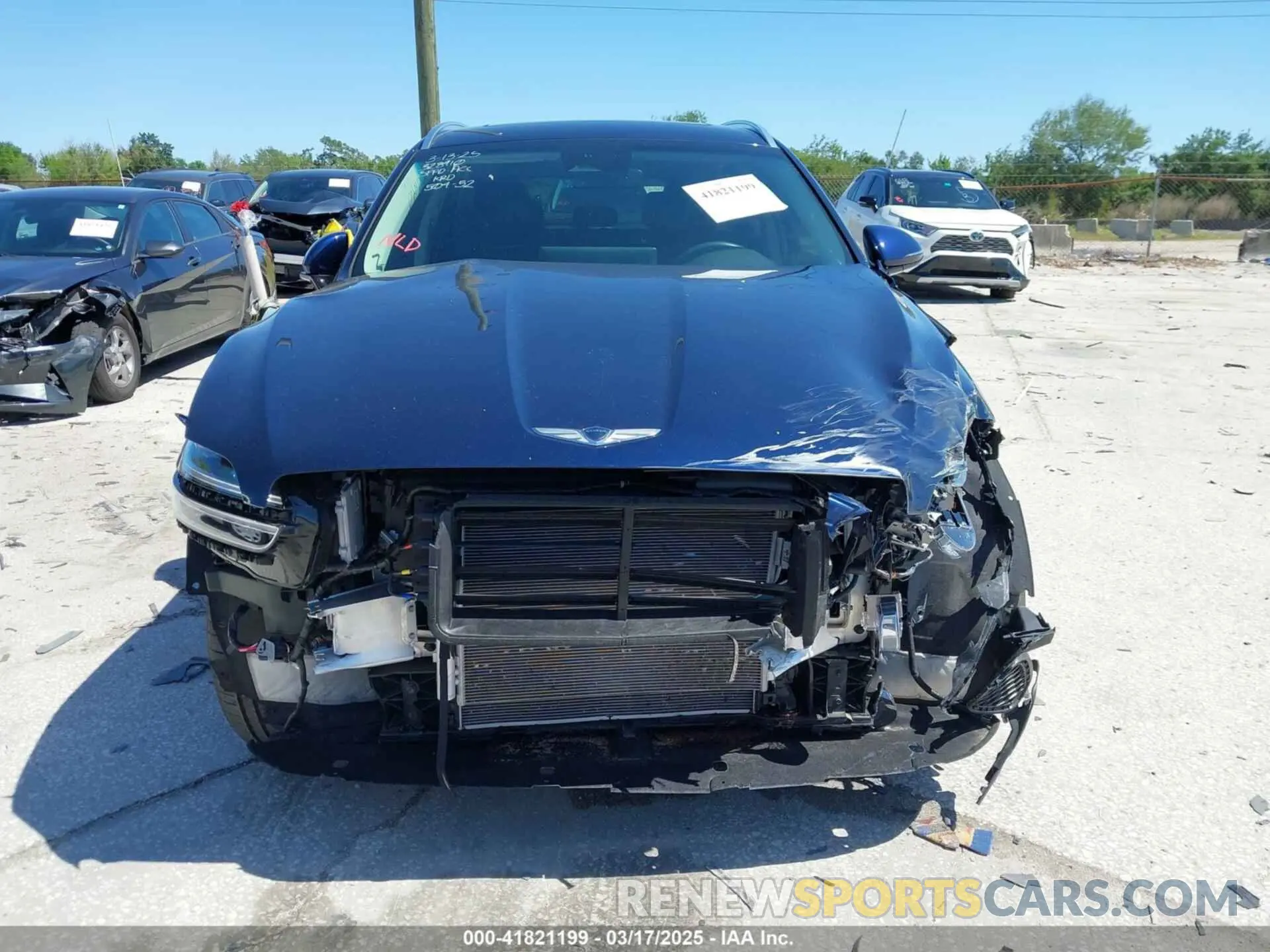12 Photograph of a damaged car KMUMADTB9NU046877 GENESIS GV70 2022