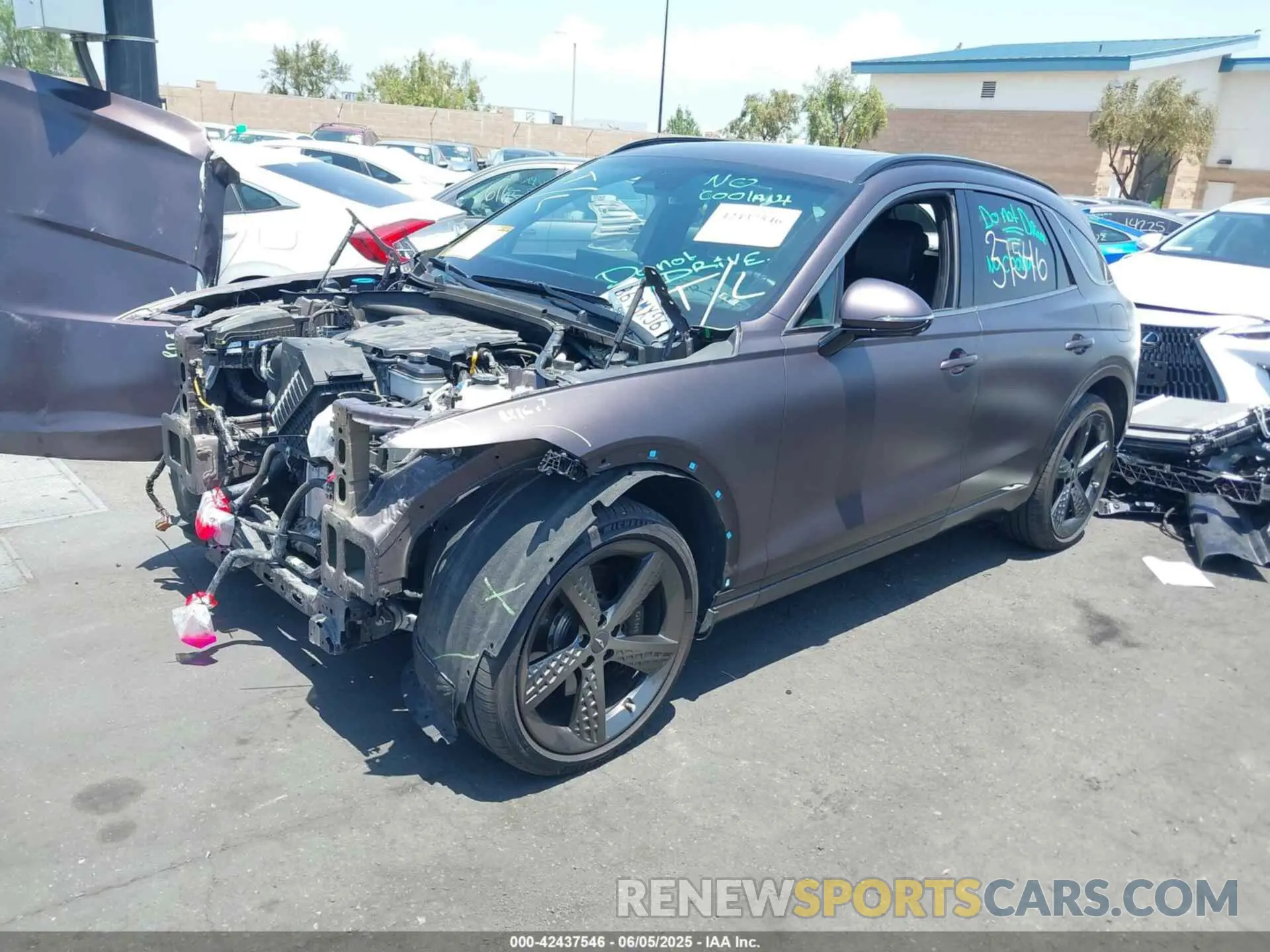 2 Photograph of a damaged car KMUMADTB5PU126082 GENESIS GV70 2023