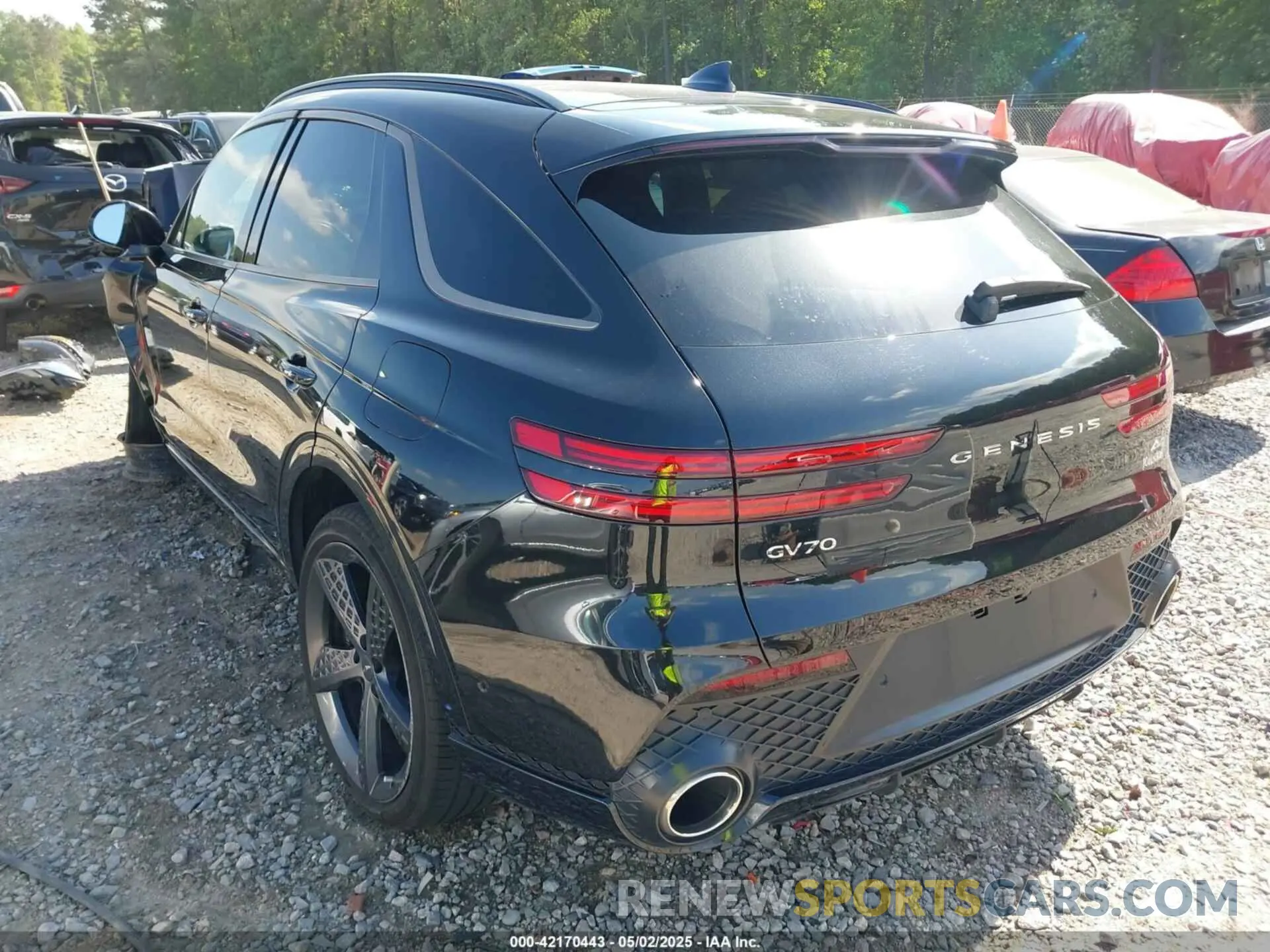 3 Photograph of a damaged car KMUMADTB5PU134876 GENESIS GV70 2023