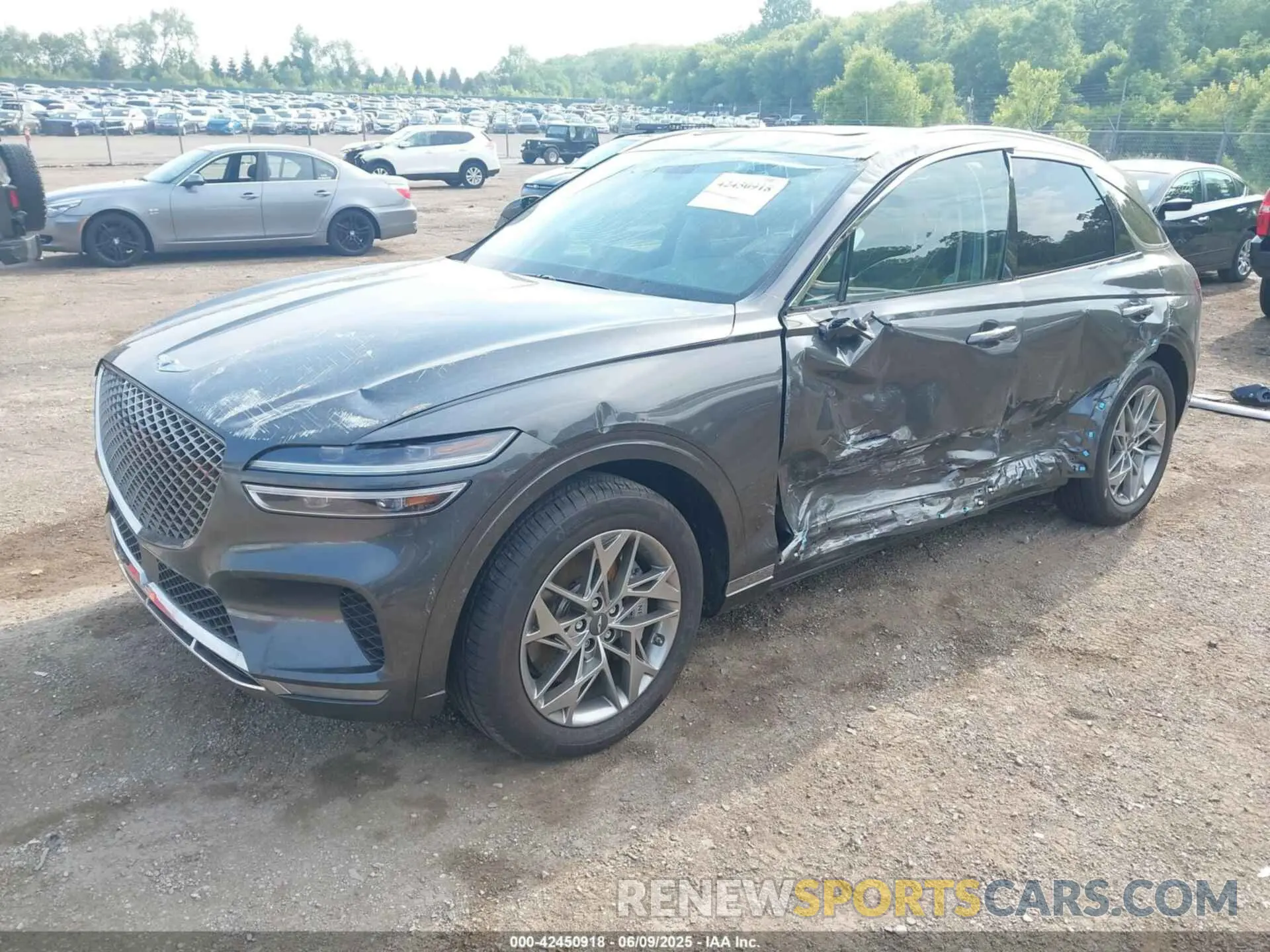 2 Photograph of a damaged car 5NMMADTB6RH011004 GENESIS GV70 2024