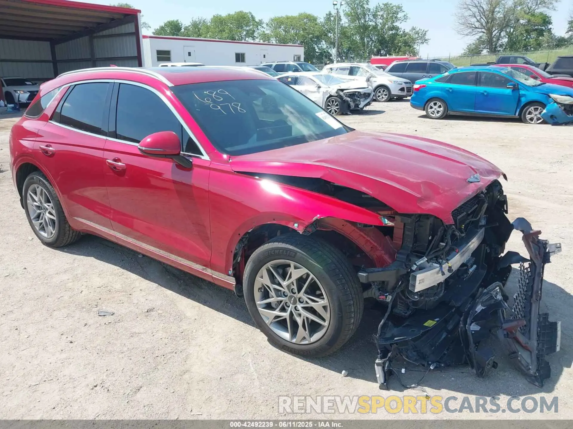 1 Photograph of a damaged car 5NMMADTB4SH026865 GENESIS GV70 2025
