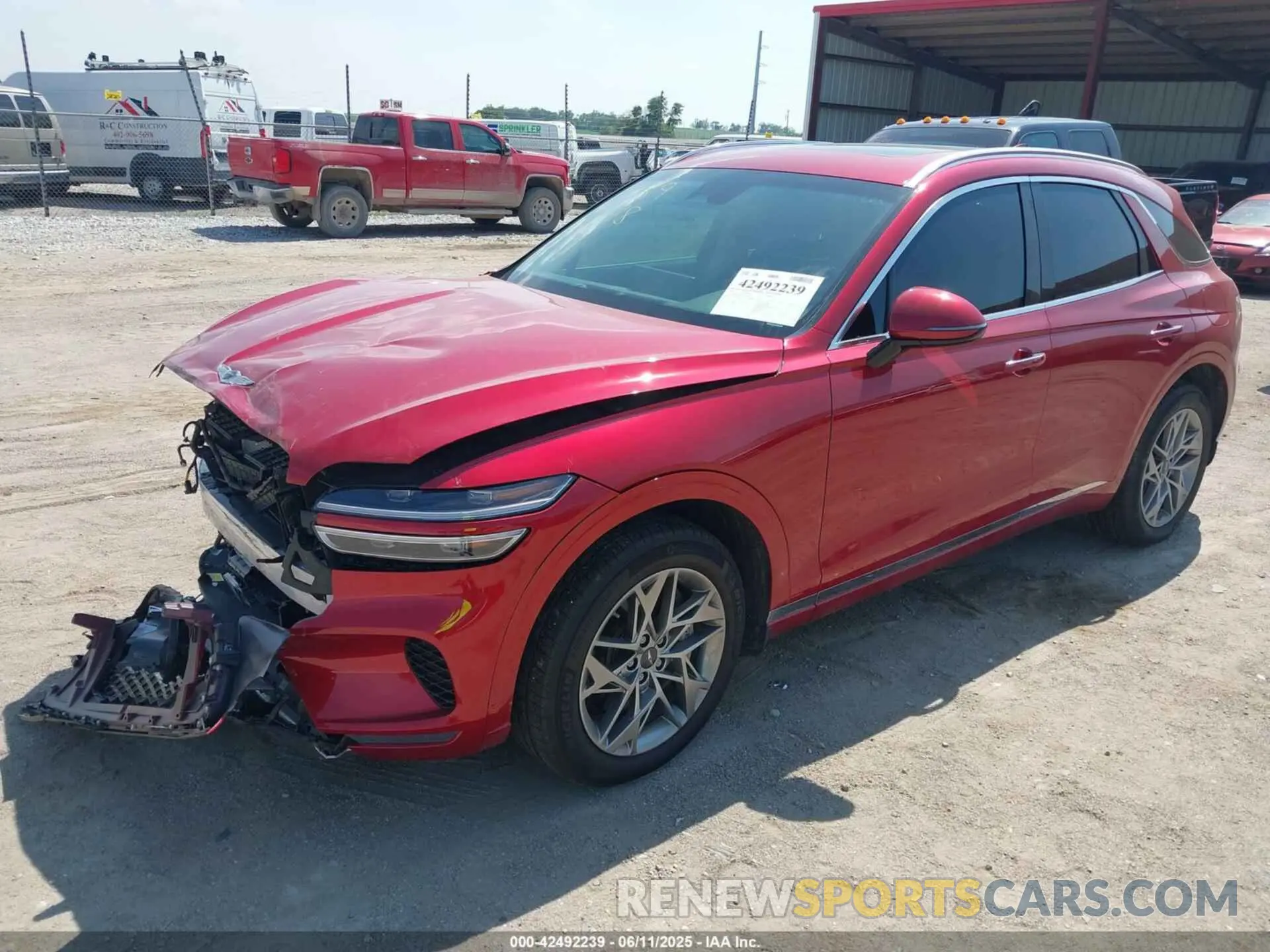 2 Photograph of a damaged car 5NMMADTB4SH026865 GENESIS GV70 2025