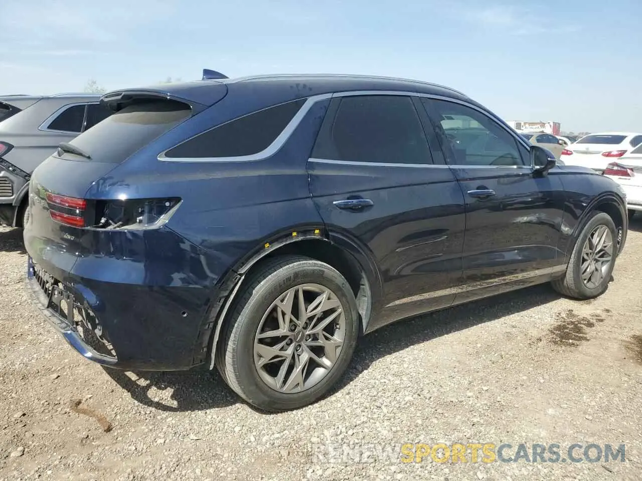 3 Photograph of a damaged car KMUMADTB1NU043715 GENESIS GV70 BASE 2022