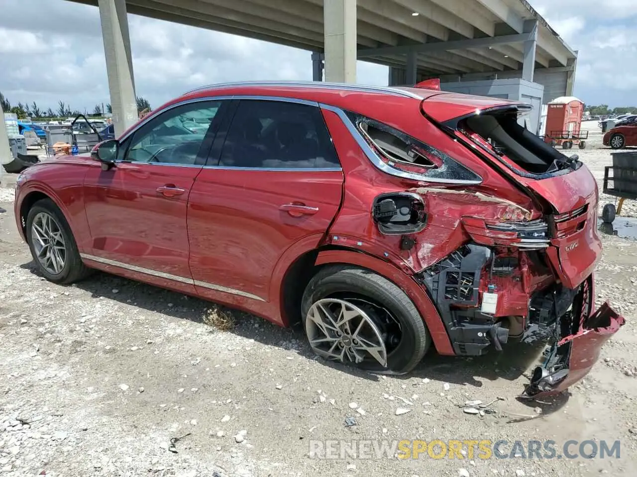 2 Photograph of a damaged car KMUMADTB5NU068763 GENESIS GV70 BASE 2022