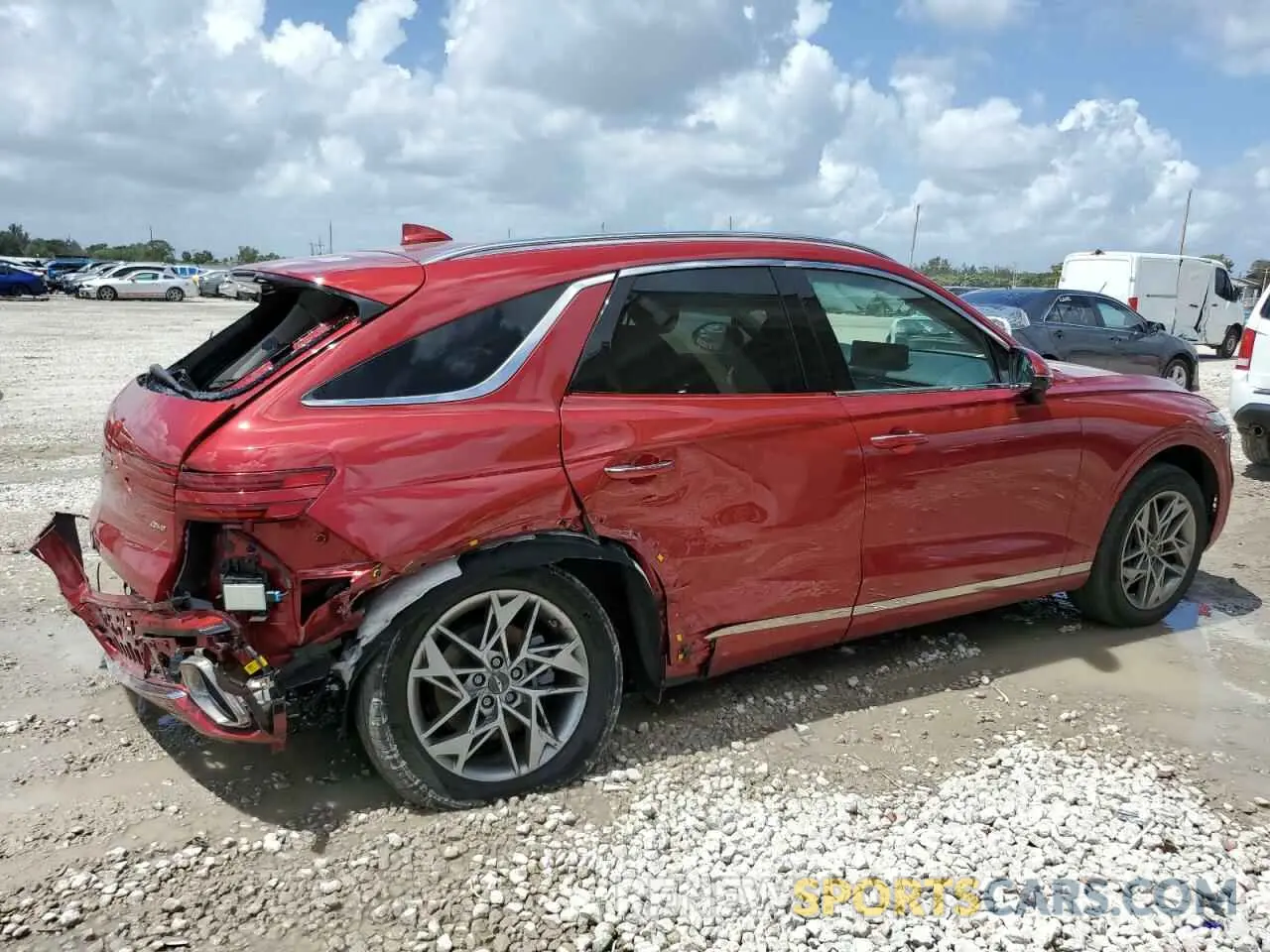 3 Photograph of a damaged car KMUMADTB5NU068763 GENESIS GV70 BASE 2022