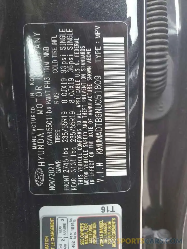 15 Photograph of a damaged car KMUMADTB6NU051809 GENESIS GV70 BASE 2022