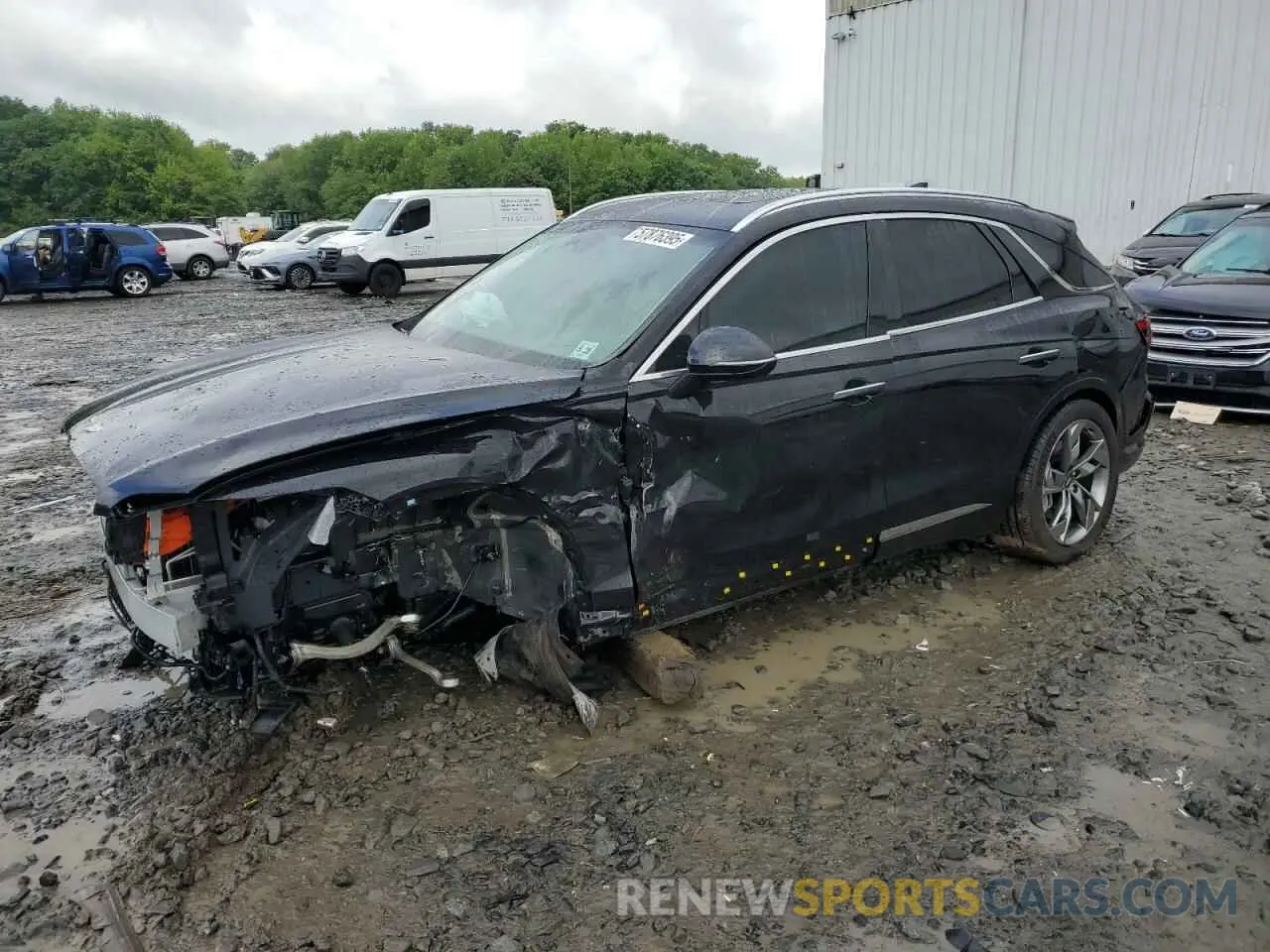1 Photograph of a damaged car 5NMMCET14PH000281 GENESIS GV70 BASE 2023