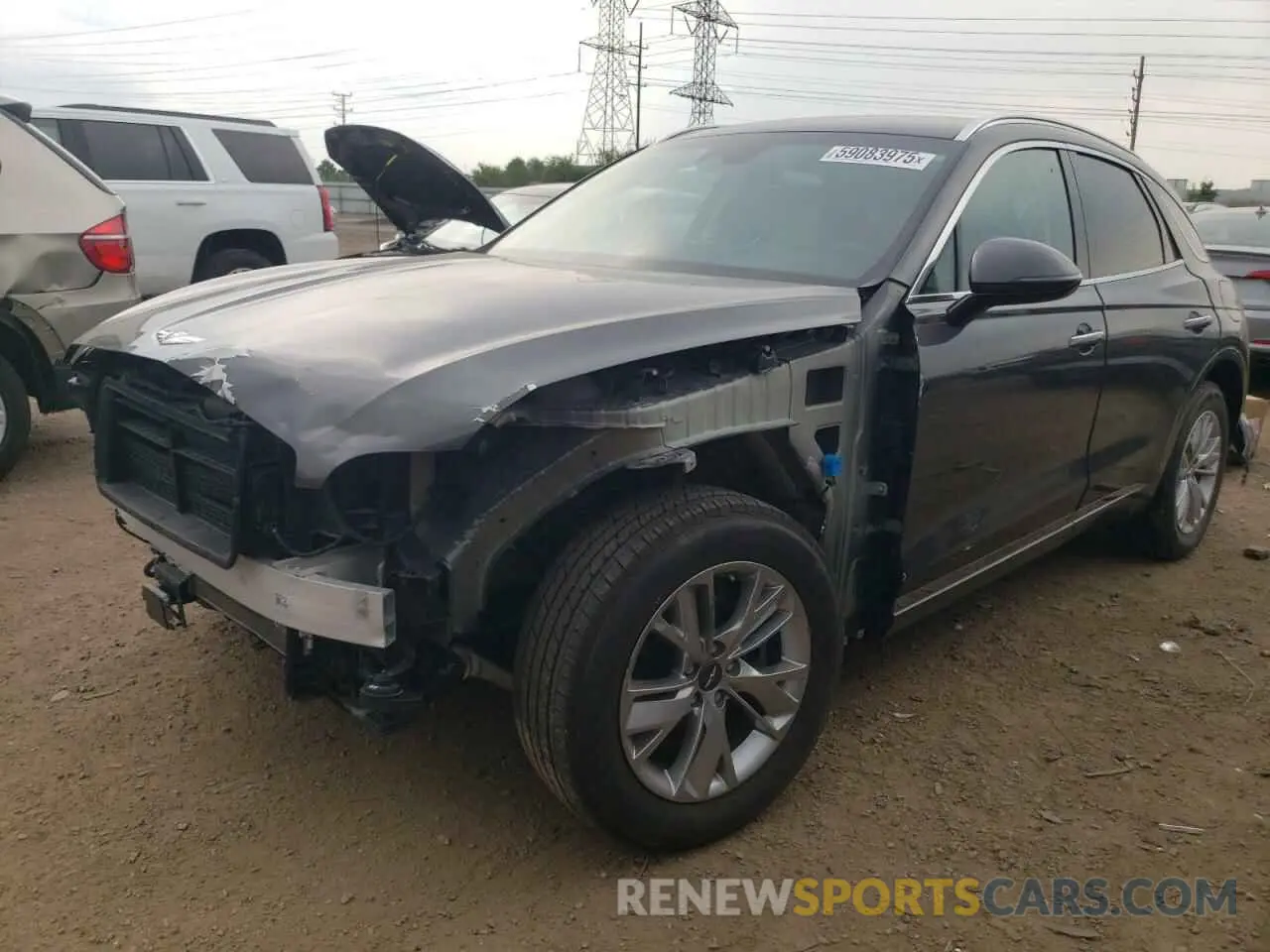 1 Photograph of a damaged car KMUMADTB1PU078533 GENESIS GV70 BASE 2023