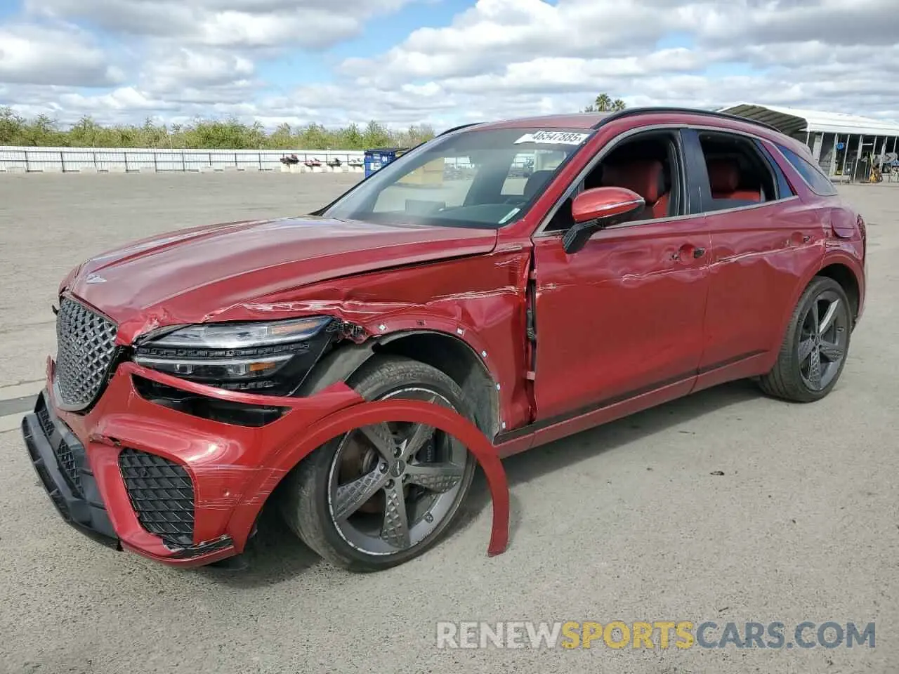 1 Photograph of a damaged car KMUMADTB5PU109041 GENESIS GV70 BASE 2023