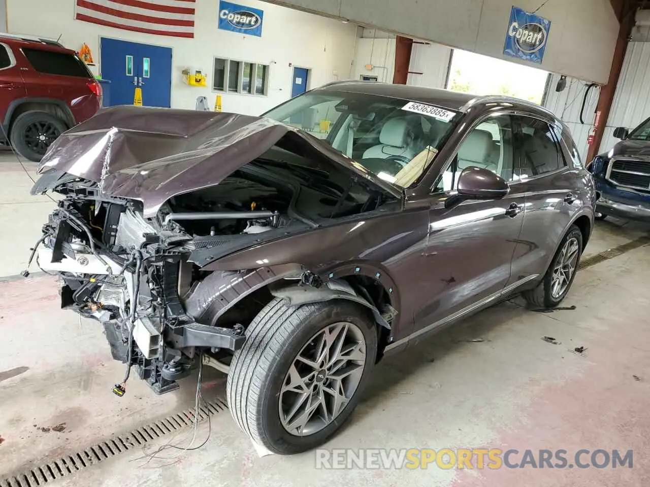 1 Photograph of a damaged car KMUMADTB5PU116331 GENESIS GV70 BASE 2023