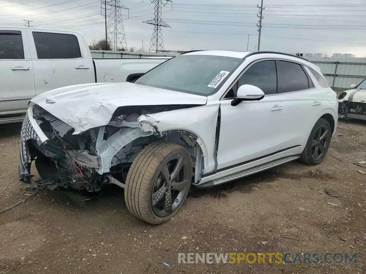 1 Photograph of a damaged car 5NMMADTB5RH007493 GENESIS GV70 BASE 2024