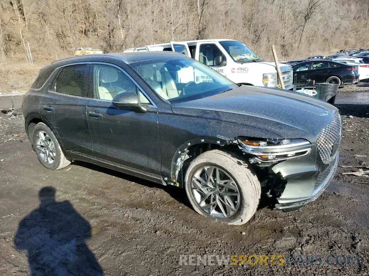 4 Photograph of a damaged car KMUMADTBXSU174976 GENESIS GV70 BASE 2025