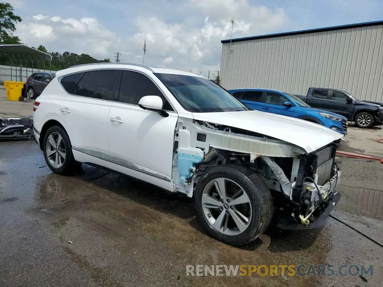 4 Photograph of a damaged car KMUHB4SB6MU061433 GENESIS GV80 2021