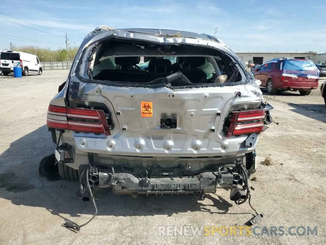 6 Photograph of a damaged car KMUHBDSB0MU034504 GENESIS GV80 2021