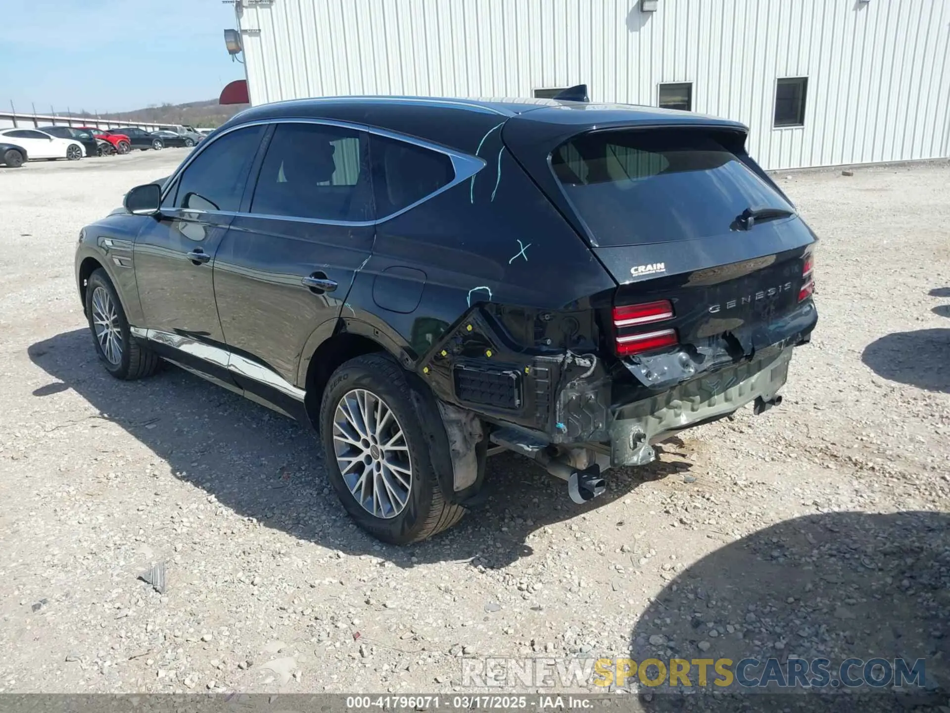 3 Photograph of a damaged car KMUHBDSB0MU036656 GENESIS GV80 2021